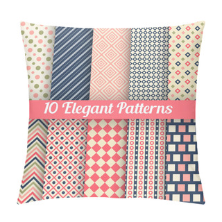 Personality  Elegant Vector Seamless Patterns Pillow Covers
