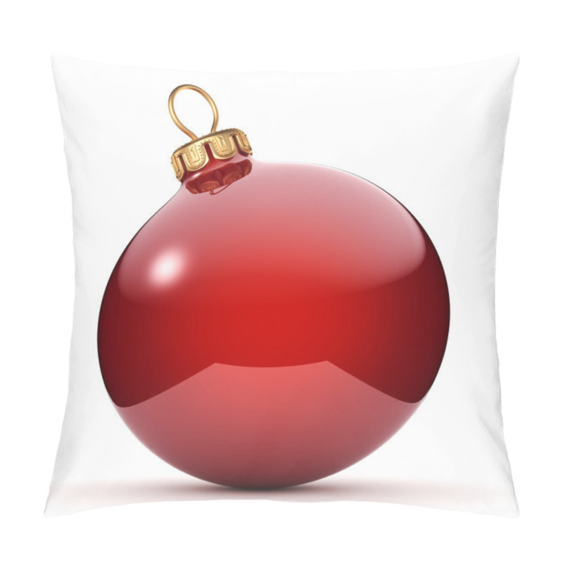 Personality  Red Christmas Ball  Pillow Covers