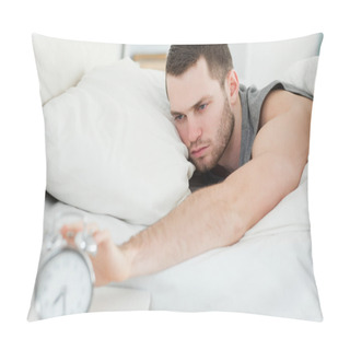 Personality  Man Waking Up Pillow Covers