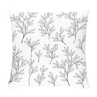 Personality  Beautiful Tropical Plant Background Illustration Material,I Designed A Tropical Plant,It Is A Vector Work, Pillow Covers