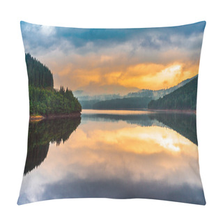 Personality  Lake Oasa At Sunset  Pillow Covers