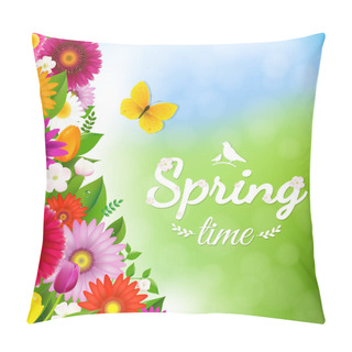 Personality  Spring Time Postcard   Pillow Covers