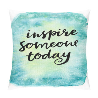 Personality  Hand Lettering Calligraphy Pillow Covers