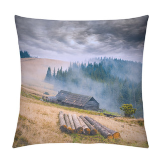 Personality  Carpathian Misty Mountains Pillow Covers