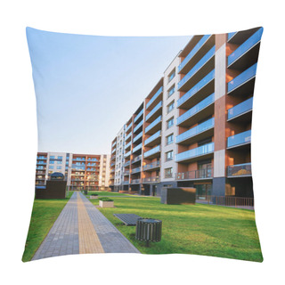 Personality  Apartments Residential Home Facade Architecture And Outdoor Facilities Pillow Covers