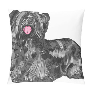 Personality  Vector Dog Skye Terrier Breed Pillow Covers