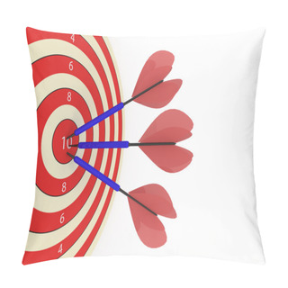 Personality  Success Target Concept Pillow Covers