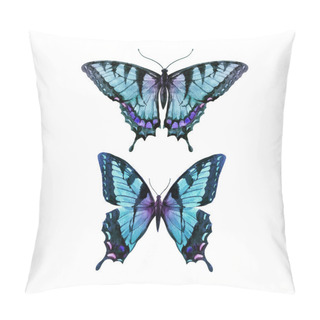 Personality Watercolor Hand Drawn Butterfly Pillow Covers