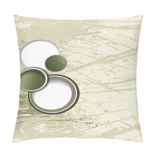 Personality  Grunge Brochure Design Pillow Covers