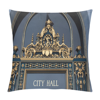 Personality  Entrance To City Hall, San Francisco,California  Pillow Covers