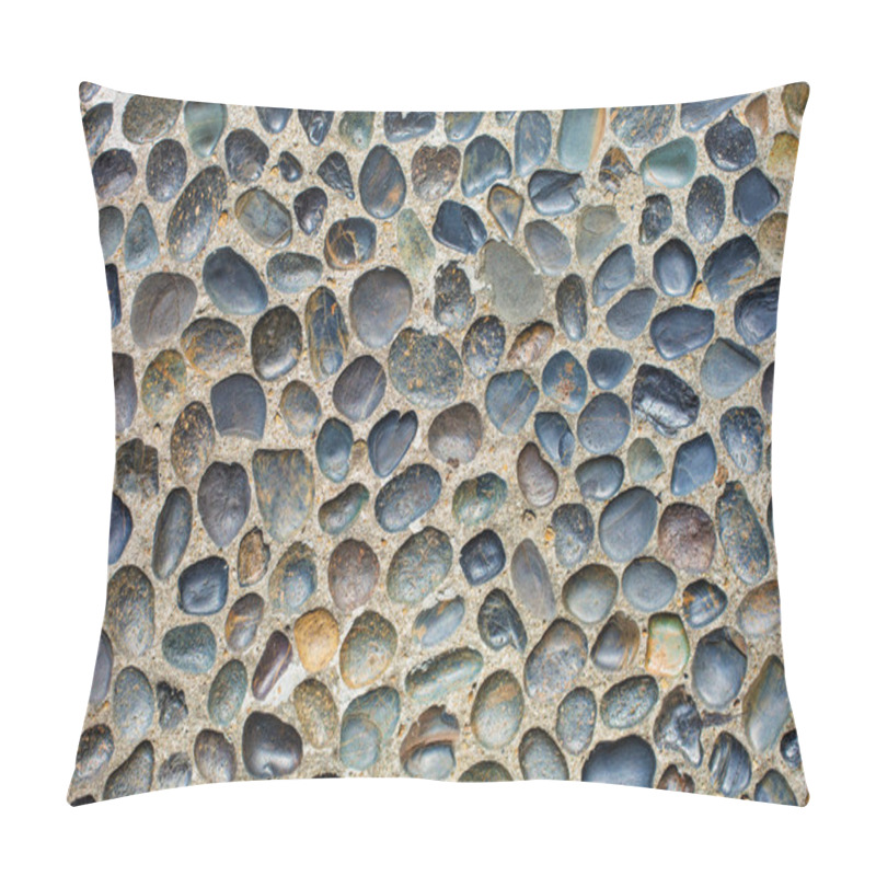 Personality  Color pebble stone floor texture pillow covers