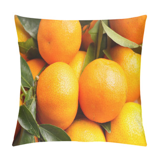 Personality  Fresh Organic Clementines Pillow Covers