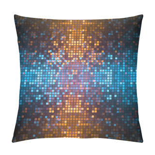 Personality  Abstract Background With Squares Pillow Covers