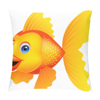 Personality  Golden Fish Cartoon Pillow Covers