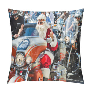 Personality  Bikers Parade At The European Bikeweek Pillow Covers