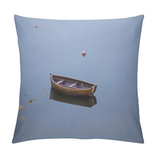 Personality  Lone Boat On Sea Loch, Highland, Scotland Pillow Covers