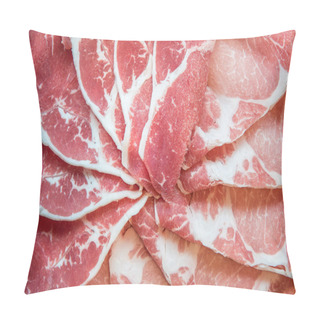 Personality  Beef And Pork Texture Pillow Covers