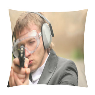 Personality  Policeman Shooting Pillow Covers