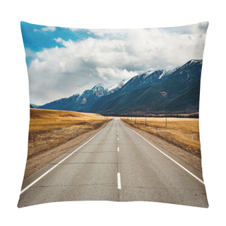 Personality  Landscape Of Mountains In Altai. Pillow Covers