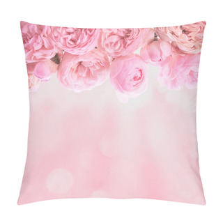 Personality  Pink Roses Border Pillow Covers