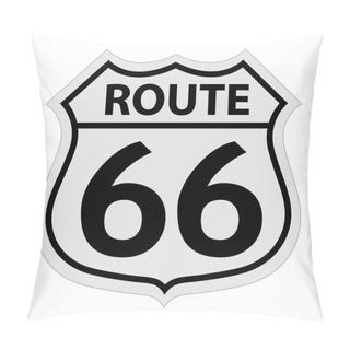 Personality  Route 66 Sign Pillow Covers