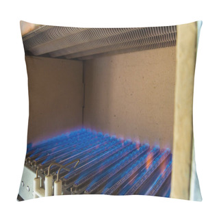 Personality  Injector Burner, Blue Fuel, Gas Boiler Pillow Covers