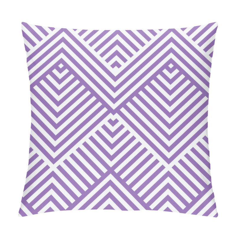 Personality  Abstract Stripped Geometric Background. Vector Illustration Pillow Covers