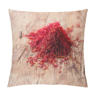 Personality  Saffron Spice In Pile Pillow Covers