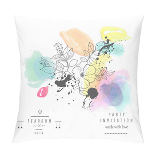 Personality  Gentle Decor With Flowers Pillow Covers