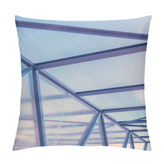 Personality  Plastic Roof On A Building Pillow Covers