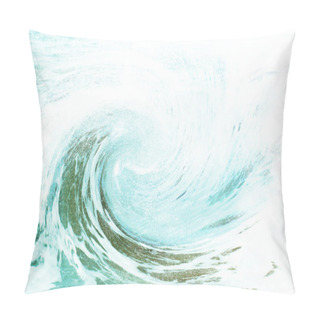 Personality  Abstract Sea Waves Back Pillow Covers
