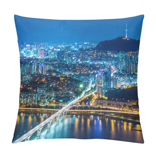 Personality  Seoul City At Night Pillow Covers