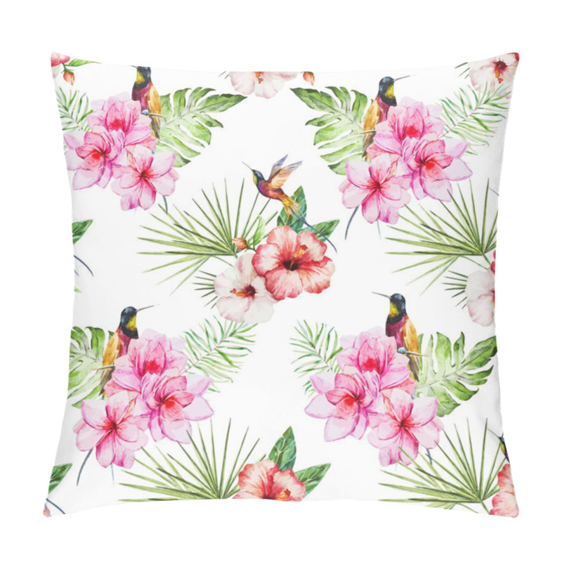 Personality  Tropical watercolor pattern pillow covers