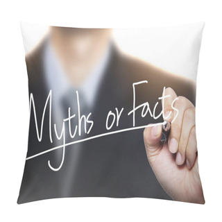 Personality  Myth Fact Written By Hand Pillow Covers