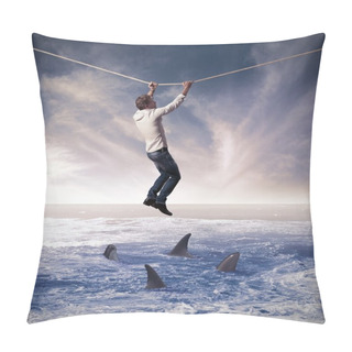 Personality  Concept Of Risk In Business Pillow Covers