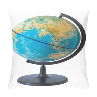 Personality   Globe. Physical Map. Eastern Hemisphere Pillow Covers