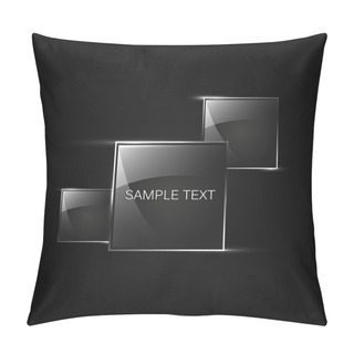 Personality  Abstract Vector Background. Vector Illustration.  Pillow Covers