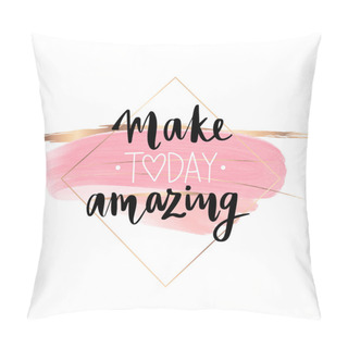 Personality  Vector Hand Drawn Lettering Phrase. Modern Brush Calligraphy. Pillow Covers