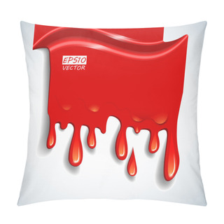 Personality  The Abstract Vector Blood Background Pillow Covers