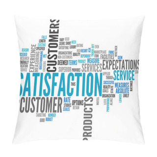 Personality  Word Cloud Satisfaction Pillow Covers