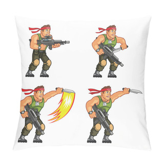 Personality  Commando Game Sprite Pillow Covers