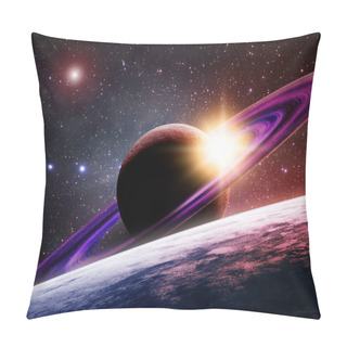 Personality  Ringed Planet Pillow Covers