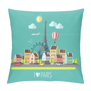 Personality  Eiffel Tower In Paris, France Pillow Covers