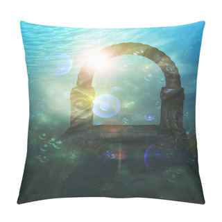 Personality  Ruins Underwater Pillow Covers