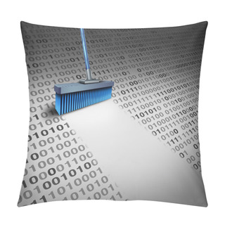 Personality  Deleting Data Concept Pillow Covers