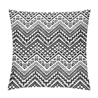 Personality  Hand Drawn Painted Seamless Pattern. Vector Illustration Pillow Covers