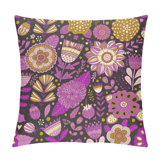 Personality  Seamless Flower Pattern Pillow Covers
