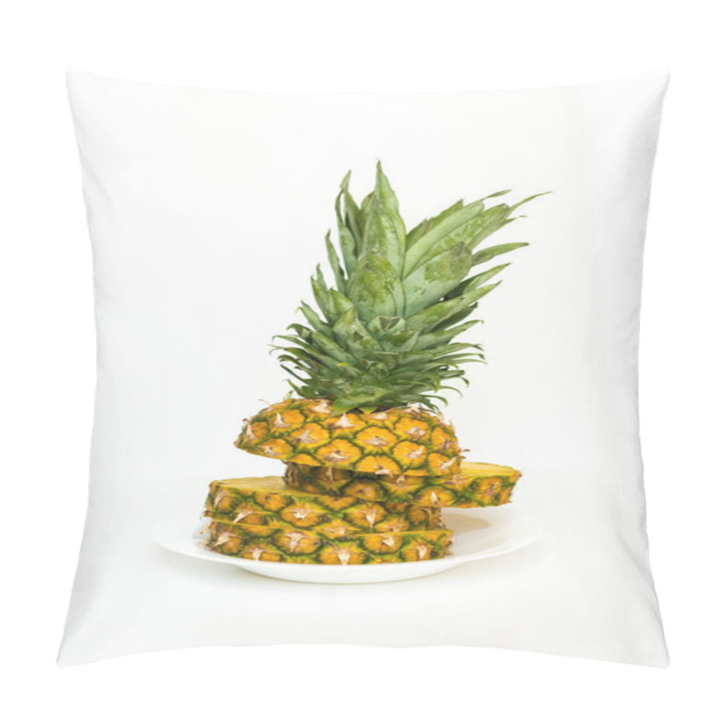 Personality  sliced fresh pineapple pillow covers