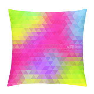 Personality  Creative Abstract Triangle Pattern. Pillow Covers