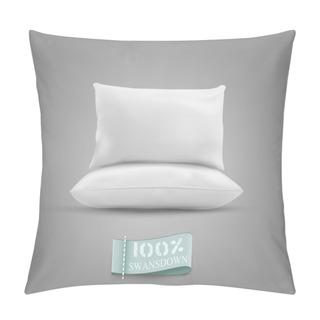 Personality  Two White Pillows Pillow Covers